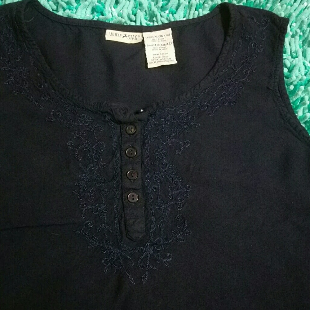 Embroidered Tank
